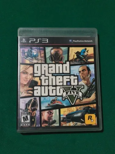 Jogo PS3 GTA 5 com mapa