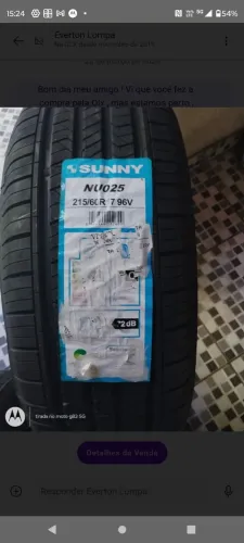 Pneus novos