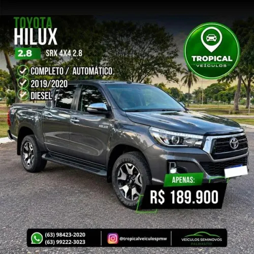 Toyota Hilux CD SR 4X2 2.7 16v/2.7 Flex Aut. 2020