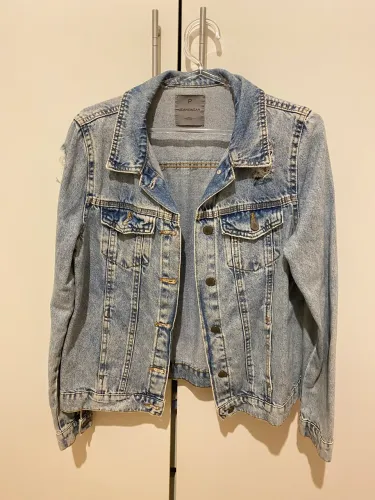 JAQUETA JEANS DENIM JEANSWEAR FEMININA TAM P