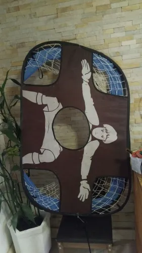 Mini Trave De Futebol Infantil 2 em 1 (Portátil / Dobrável