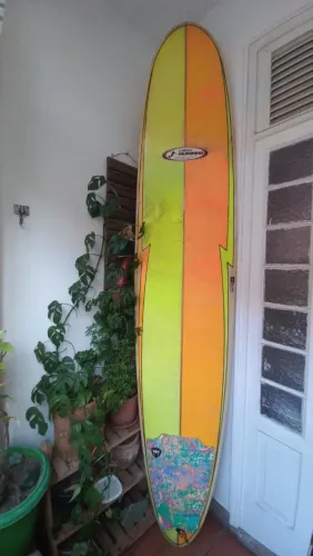 Longboard Carlos Mudinho 9'4" - Clássico (Completo com Quilhas e Capa)