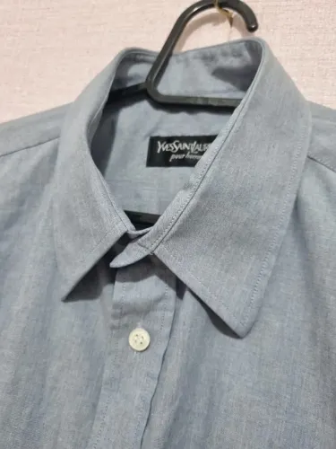 CAMISA DE ALFAIATARIA RETA YVES SAINT LAURENT