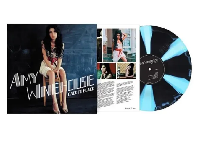 Amy Winehouse Back to Black Disco de Vinil LP importado colorido