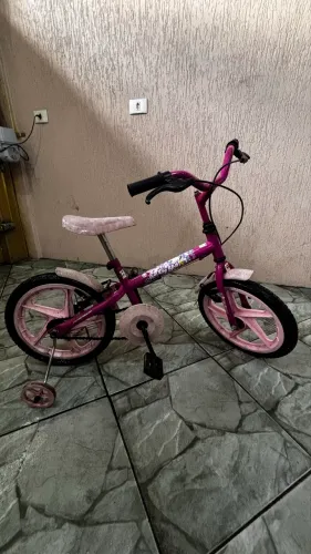 bicicleta infantil rosa aro 16 Verden Fofys