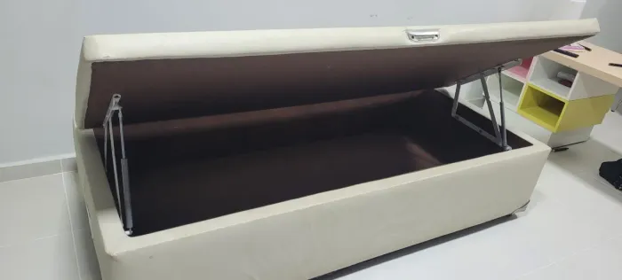 Cama box baú solteiro Pelmex