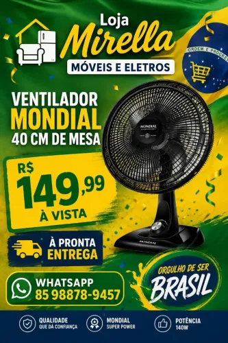 Ventilador Mondial de mesa 40 cm