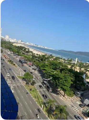Apartamento com vista mar