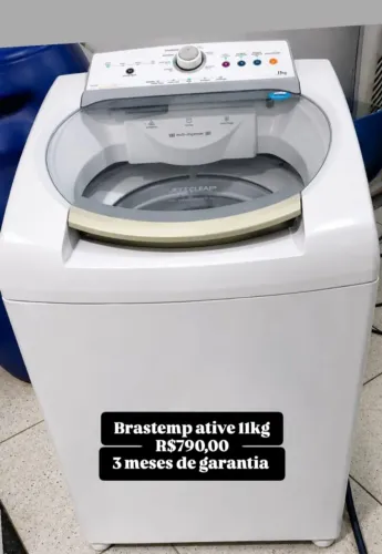 Máquina de lavar roupas Brastemp ative 11 kg