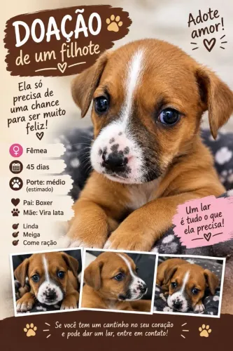 Doação filhote fêmea linda