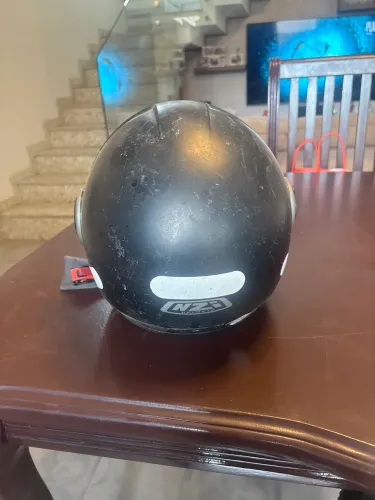 Capacete Aberto NZI Helmets Preto Fosco - Estilo Retrô (Usado)