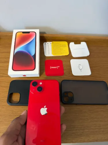 iPhone 14 red 128GB todo original