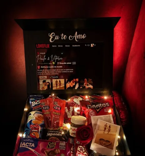 Box loveflix dia dos namorados 