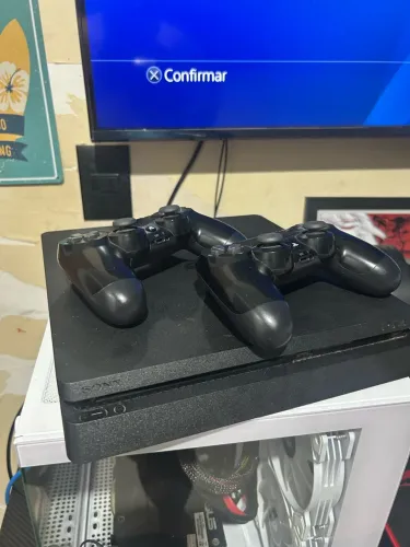 PS4 SLIM 1TB + JOGOS