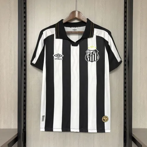 Camisa Santos II 2026/26 Preta Branca Masculina 