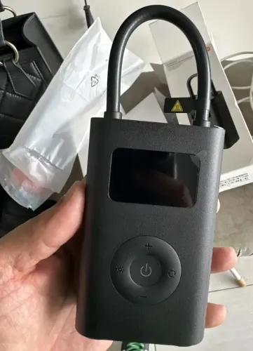 Bomba de Ar Mini Compressor Portátil Elétrico Xiaomi Mijia 2 P/ carros, Bicicletas, Moto!