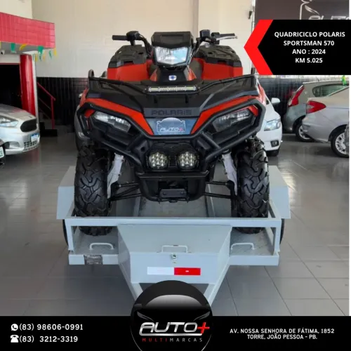 QUADRICICLO POLARIS + REBOQUE