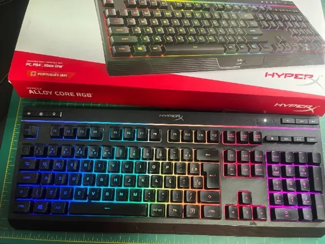 Teclado Gamer Hyperx Alloy Core Rgb Preto Abnt2 Hx-kb5me2-br