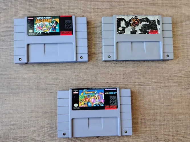 Lote Jogos Super Nintendo SNES Originais