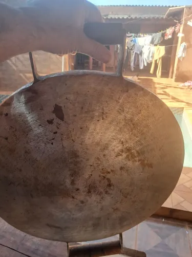 Chapa redonda barata ferro fundido 45cm