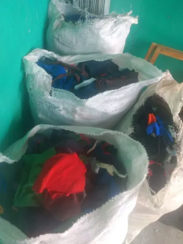 Sacos de Retalhos coloridos