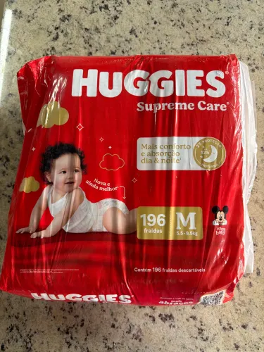 Fralda Huggies supreme care M 