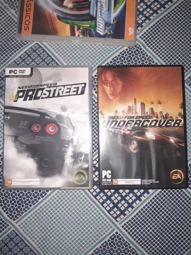 Pc 2 jogos Need for Speed Pró Street e Undercover originais 