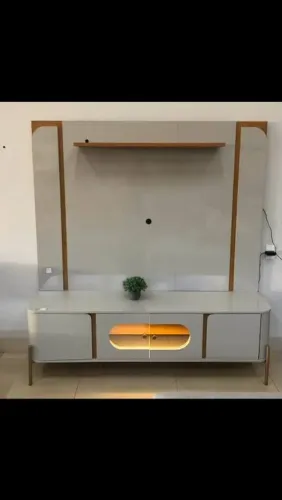 CONJUNTO PAINEL + RACK tv ATE 75 POLEGADAS COM LED