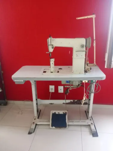Máquina coluna de costurar calçados, bolsas, couro. Lanmax