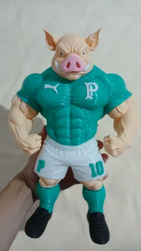 Mascote do Palmeiras - Porco Louco 30cm