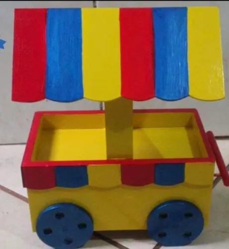 Carrinho de cachorro quente MDF