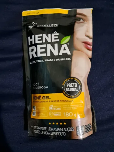 Henê Rena Preto Natural