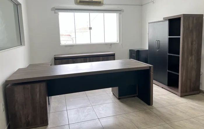 Conjunto Escritório Executivo Diretoria Tamburato Escritolândia (4 Peças) (Estado de Novo)
