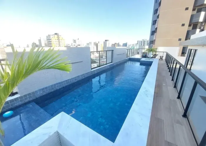 Flat à venda, vagas rotativas, Intermares - Cabedelo/PB