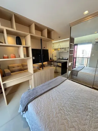 Loft mobiliado, 39m², 1/4, 1 vaga no Edifício Blue