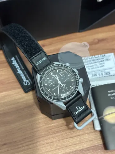 Relógio Omega x Swatch novo Moonswatch 