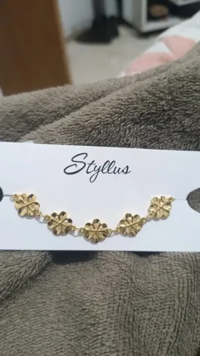 Pulseira Flores Chap Lisas Vazadas