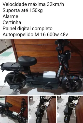 SCOOTER ELÉTRICA M16 600W