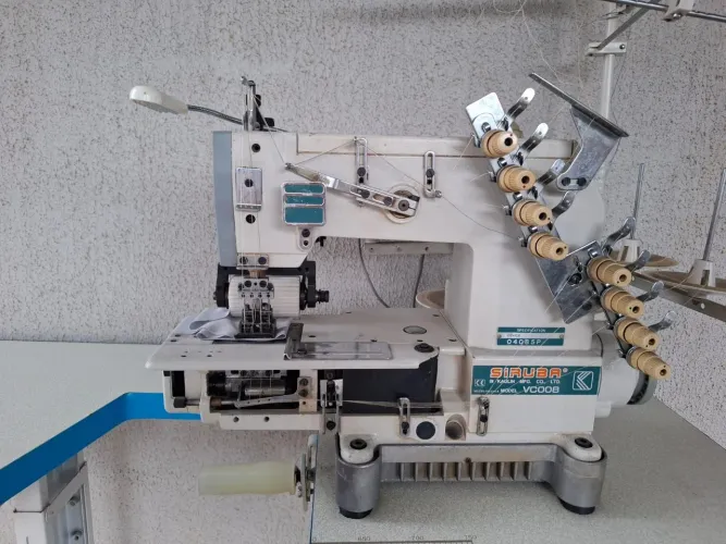 Catraca Elastiqueira 4 Agulhas Motor Direct Drive Parada de Agulha