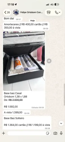 Base baú casal