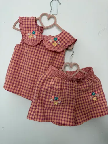 Conjunto short e blusa infantil da Zara