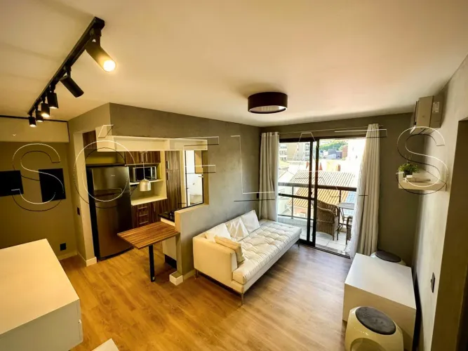 Espaço Alpha, Apartamento 39m² mobiliado próximo à Faria Lima com vaga