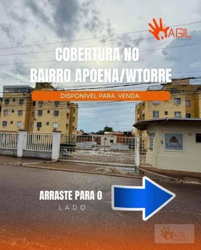 COBERTURA DUPLEX COM 3 QUARTOS