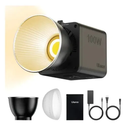 Luz de Vídeo LED Ulanzi ML100Bi 100W COB - Potente, Portátil e Versátil