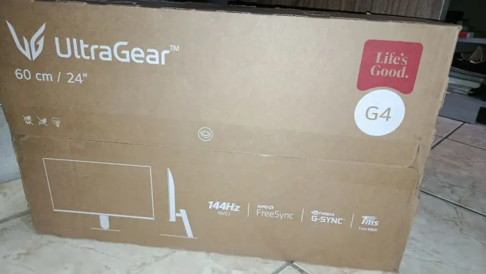 Monitor LG Ultragear 24" 144hz, Full HD, IPS, LACRADO