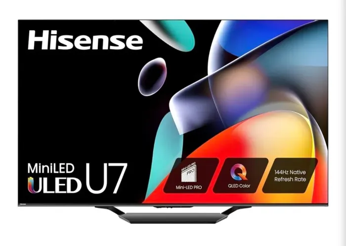 TV Hisense U7 Series Mini-LED ULED 4K UHD Google Smart **Defeito na Tela**