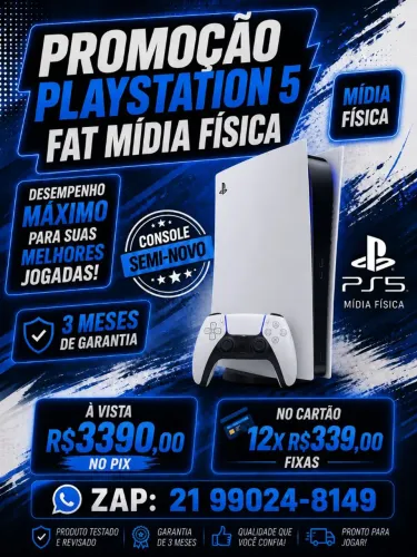 Playstation 5 Físico- Com Garantia