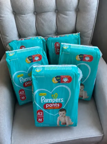 KIT FRALDAS PAMPERS PANTS (5 unidades)