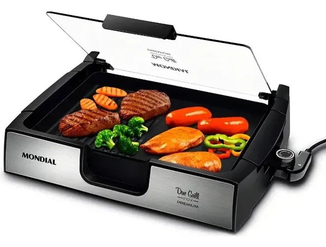Chapa Due Grill Premium Mondial 1270w G-10 220v