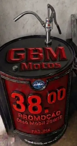 1 Litro Óleo Mobil 20w50 mineral